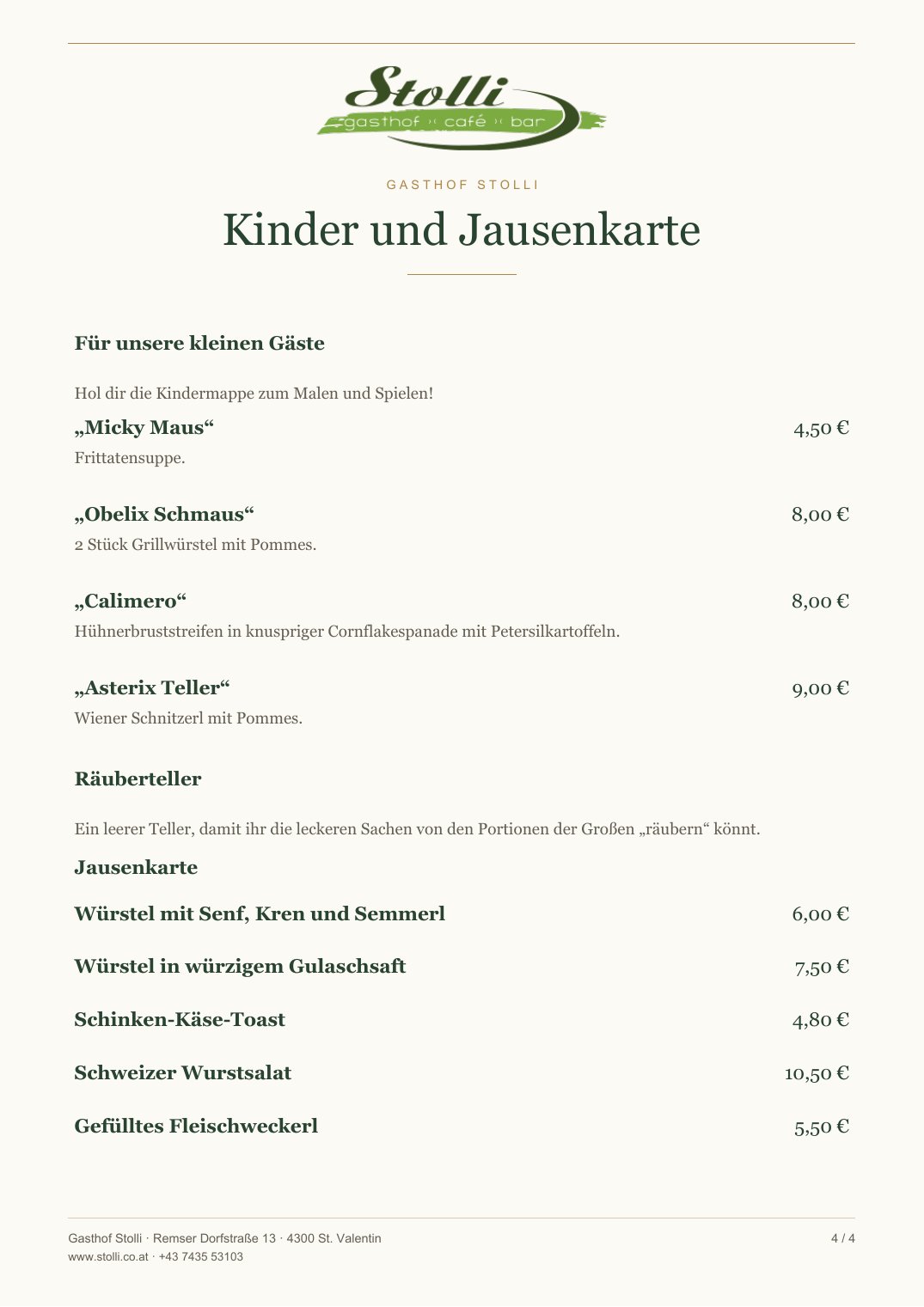 Standardkarte · Seite 4 von 4
